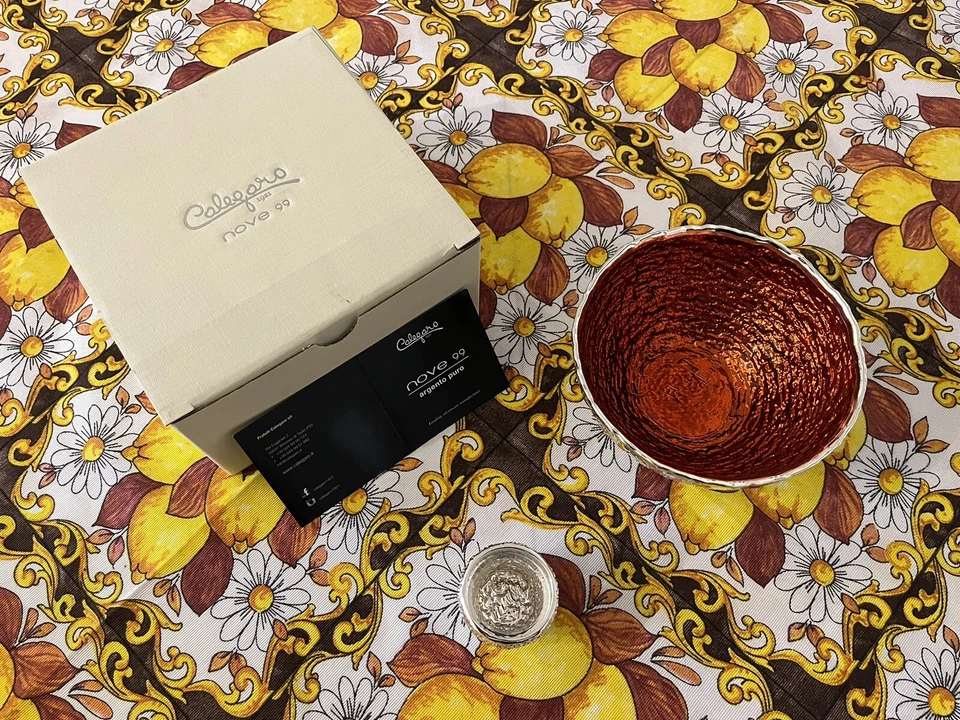 Coppetta e Portacandela Calegaro ARGENTO - Immagine 1 di 4