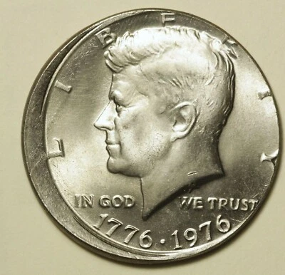 1976 Bicentennial Kennedy 1976 Off Center Error GEM BU- Lot N41 - Image 1 of 2