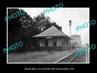 OLD LARGE HISTORIC PHOTO OF BUXTON MAINE THE BAR MILLS RAILROAD STATION 1920 2