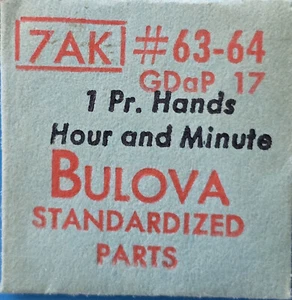 Bulova Cal. 7AK Minute and Hour Hands NOS - Imagen 1 de 1