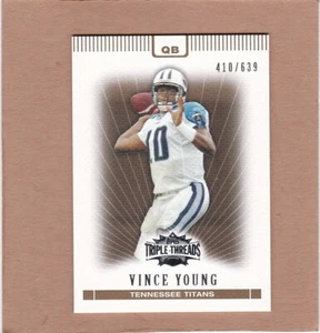 2007 Topps Triple Threads Sepia 410/639 Vince Young #9...NM-MT...LOOK..... - Picture 1 of 2