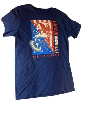 New Boy’s Pop Tees Marvel Comics Captain America T-Shirt Size XL - Image 1 of 4