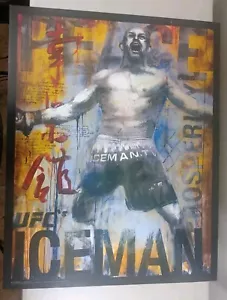 Chuck Liddell UFC Lithographie NGAUGE 34 x 27 NOS MMA Poster Ultimate Fighting - Bild 1 von 10