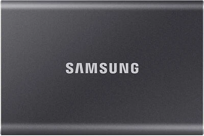 Samsung T7 Portable SSD - 2 TB - USB 3.2 Gen.2 External SSD Titanium Grey - Image 1 of 4
