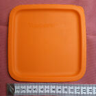 Tupperware Deckel fr alle Cubix-Behlter, 7746, 13x13x0,9 cm, orange, gebraucht