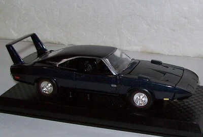 1:43 1969 Dodge Daytona HEMI Dark Blue Metallic  'Red Line Tires 'O' Gauge - Image 1 of 4