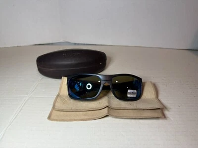 Serengeti Bergamo 8809 Sunglasses Matte Striped Gray Polarised 555nm Blue Lens - Image 1 of 4