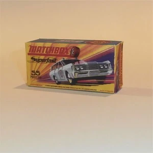 Matchbox Lesney Superfast 55f Mercury Station Wagon Police Car H Style Repro Box - Picture 1 of 4