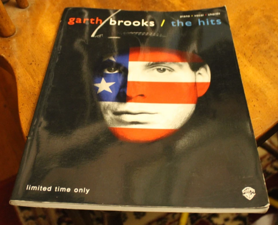 Garth Brooks / The Hits ~ Warner Bros Songbook P/V/C Foto 1 de 1