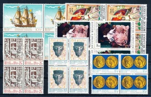LS63206 Belgium historic art paintings blocks of 4 MNH - Picture 1 of 1