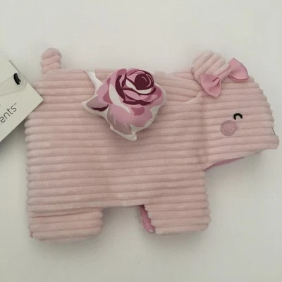 NEW Cloth Baby Book Soft Baby Toy Interactive Play Pink Pig | Magic Moments - Image 1 of 4