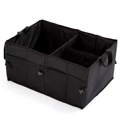Trunk Cargo Organizer Folding Collapsible Caddy Storage Bag Bin Car Truck SUV - Image 1 of 4