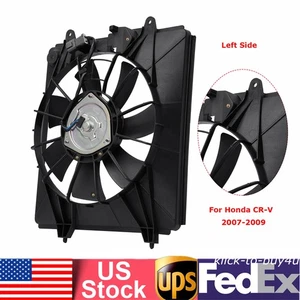 Ventilador de refrigeración del radiador del motor izquierdo para Honda CRV 2007 2008 2009 2,4 L negro nuevo - Imagen 1 de 10