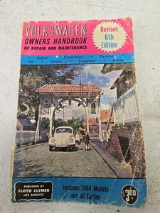 Volkswagen Owners Handbook of Repair & Maintenance 1963 6th Ed (Rev) Clymer - Picture 1 of 3