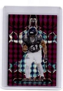 Josh Hines-Allen 2024 Panini Mosaic Mosaic Purple #104 SN Jacksonville Jaguars - Picture 1 of 2