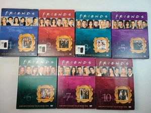 Friends DVD Lot 1 2 3 5 6 7 10 Aniston Kudrow Perry Schwimmer Cox Sitcom *AS IS* - Picture 1 of 5