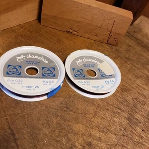 2 VINTAGE MAXIMA CHAMELEON FISHING LINE 10/12 lbs--HALF SPOOLS - Picture 1 of 10