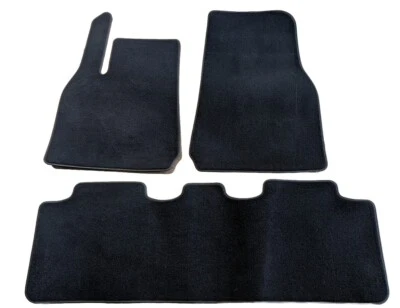OEM Genuine 2023 / 2024 Tesla Model Y Carpet Floor Mats [NEW - 3 Pieces] - Image 1 of 4