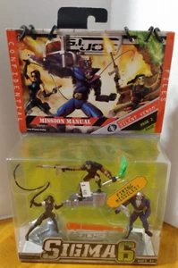 G.I. Joe Sigma 6 2,5 pulgadas Veneno Silencioso con Destro, Firefly & Baroness 2006 - Imagen 1 de 2