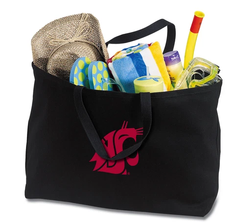 WSU Canvas Tote Washington State Reusable ShopperMOTHER'S DAY GIFT Cover