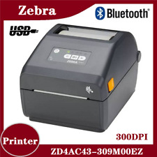 Zebra ZD421 300DPI USB Bluetooth Direct Thermal Label Printer（ZD4AC43-309M00EZ）