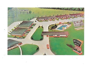 VTG Postcard Wilshire Motel Oklahoma City Pool Pony Rides Playground Route 66 - Picture 1 of 2