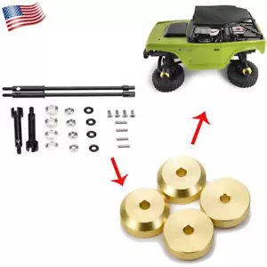 Contrapesos de transmisión de acero ensanchado para 1:24 RC SCX24 90081 +4 mm - Imagen 1 de 16