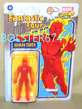 HUMAN TORCH Fantastic Four Marvel Legends Retro Kenner 3.75  Action Figure 2021