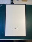 Gucci Empty Gift Box Black & White Large 15.5x10x7 Magnetic Closure w/tissue