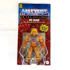 Figura de acción HE-MAN Retro Play 5,5" Masters of the Universe MOTU nueva para 20 - Imagen 1 de 1