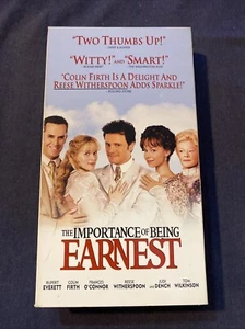 The Importance Of Being Earnest 2002 VHS Rare Hard To Find - Picture 1 of 3