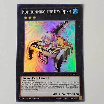 Humhumming the Key Djinn - WSUP-EN023 - NM/VLP - Super Rare - 1st ed - Yugioh - Image 1 of 2