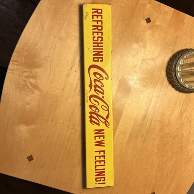 De colección Refrescante Coca-Cola Nueva Sensación Puerta Empujar Foto 1 de 2