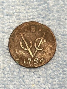 Netherlands East Indies (Utrecht) - 1 VOC Duit 1754 - Picture 1 of 2