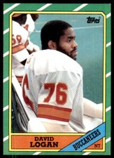 1986 Topps David Logan Tampa Bay Buccaneers #381