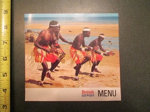 British Airways Menu Chicago London - Picture 1 of 4