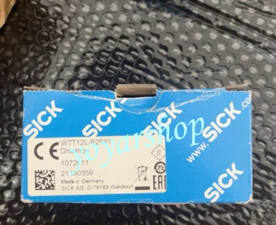 Brand new SICK WTT12L-B2561 Photoelectric sensors Switch - Image 1 of 4