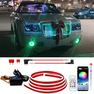 Para Chrysler 200 300C SRT8 coche 70" RGB tira LED campana de luz señal de giro dinámica - Imagen 1 de 8