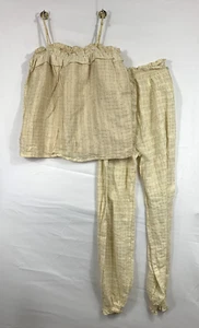 Vintage David Charles Girls Age 14 Summer Set Pant Tank Top Made in England - Picture 1 of 14