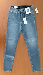 Pantalones de mezclilla Ella ajustados elásticos de tiro alto cómodos ocultos Curve Appeal $78 - Imagen 1 de 4