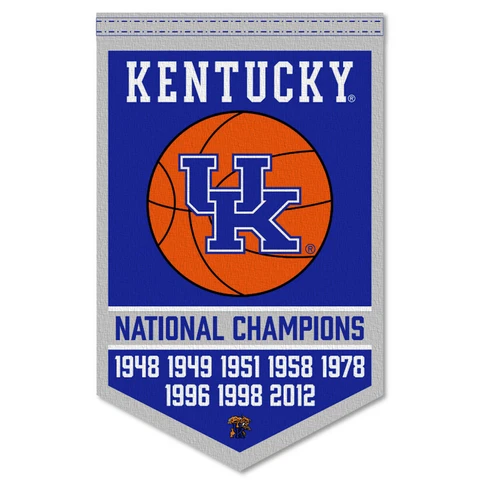 Kentucky Wildcats Basketball National Champions Banner Flag Cover