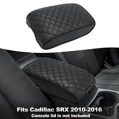 Fits Cadillac SRX 2010-2016 Center Console Lid Arm Rest Cover Protector Black — 第 1/4 张图片