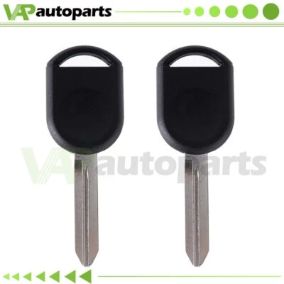 2 llaves de encendido para Lincoln Town Car 2003 2004 2005 2006 2007 2008 2009 2010 Foto 1 de 4