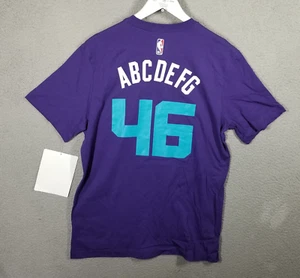 Charlotte Hornets Nike Jordan Sample Men's Statement Wordmark T-Shirt Medium - Picture 1 of 10
