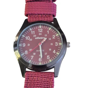 Infanterie Herrenuhr Quarz neue Batterie 24 Stunden Zifferblatt Box mit Papieren scharf - Bild 1 von 9