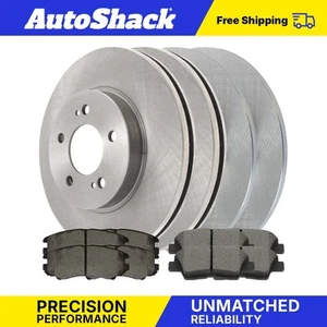 Front & Rear Brake Rotors & Pads for 2008 2009 2010 Hyundai Sonata 3.3L V6 - Picture 1 of 7
