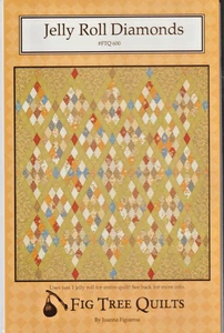 Rollo de gelatina de diamantes - PATRÓN DE EDREDÓN - Edredones de higuera - #FTQ 600 - 61" x 64" - Imagen 1 de 3