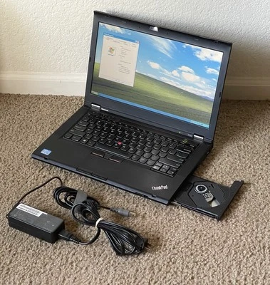 Lenovo ThinkPad T430 14" Windows XP 32bit Laptop Core i5-3320M 120gb SSD DVD - Image 1 of 4