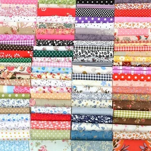 100 Stück Stoffe Baumwolle Baumwollstoff DIY Baumwolltuch Stoffreste Stoffpakete - Bild 1 von 12