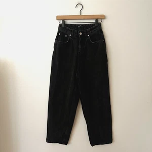 Kotn Antifit Unisex High Rise Black Relaxed Tapered Jeans Size 26x28 - Bild 1 von 7